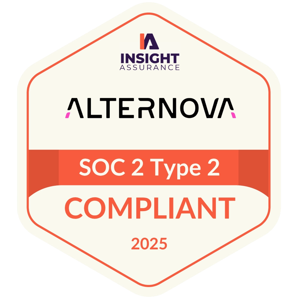 Alternova — SOC 2 Type 2 Compliant (Insight Assurance, 2025)