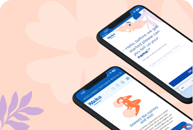 Issviva by Essity website on phones