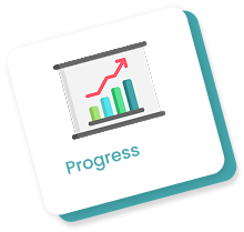 Atom “Progress” button